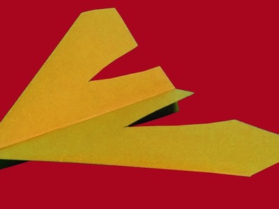 Fold How To Fold An Origami Paper Ghost Jet Airplane That