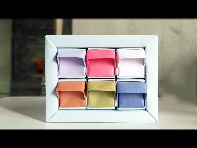 Box How To Make Paper Drawers Paper Photo Frame Paper Drawers