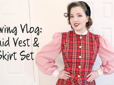 Making a Vest Set & New Year's Resolutions - Chatty Sewing Vlog
