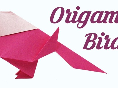 Origami Bird, Easy Origami for Kids, Basic origami, Simple Origami for Beginners