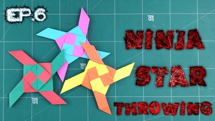 Origami Ninja Star Throwing | How to make a Easy Ninja Star Weapon Tutorial | DIY Paper Making Ep.6