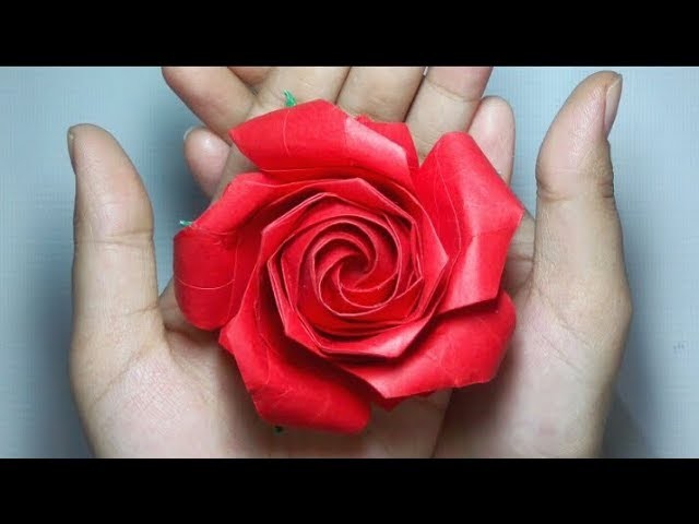 Origami Pentagon Rose Tutorial (Naomiki Sato)
