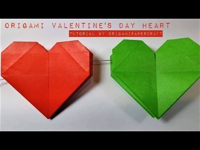 Origami Valentine's Day Heart ❤ Tutorial By OrigamiPaperCraft