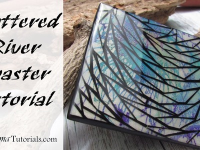 Polymer Clay Project: Shattered River Coaster Tutorial
