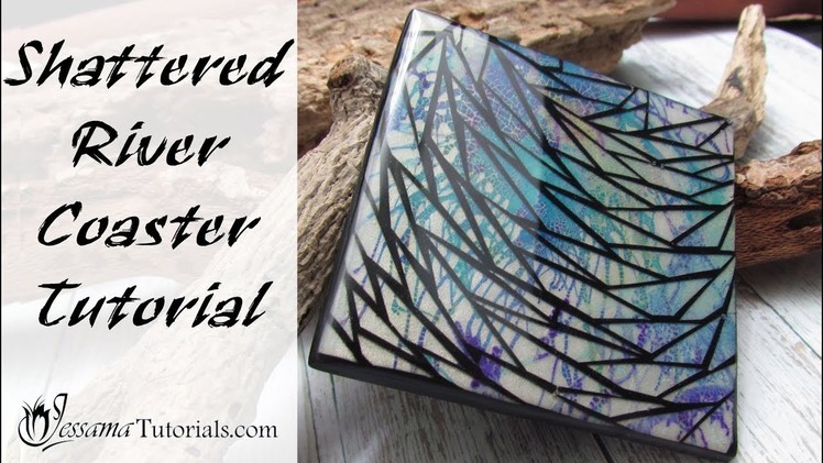 Polymer Clay Project: Shattered River Coaster Tutorial