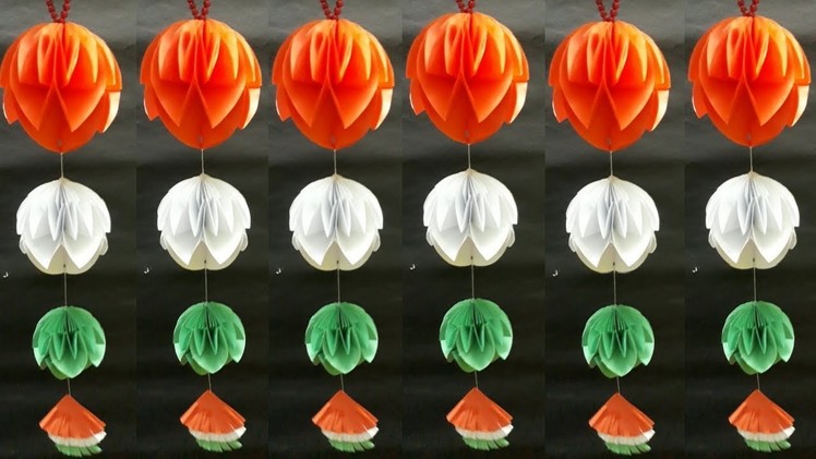 Republic Day Craft Ideas. Republic Day Wall Hanging Decoration Crafts - School Project