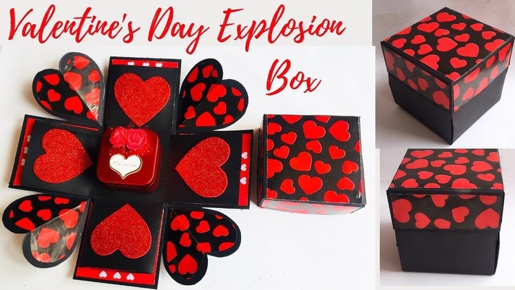 Valentine's Day Explosion Box For Beginners | DIY Valentine's Day Gift | Ep 281