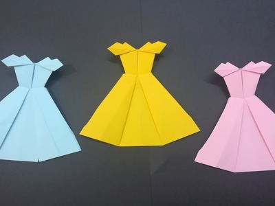 Vestido de papel origami - How to Make a Paper Dress - vestido de papel fáciles
