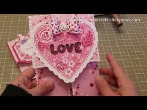 AlinaCraft DT Project Share - VALENTINE'S DAY FOLD CARDS WITH TUTORIAL
