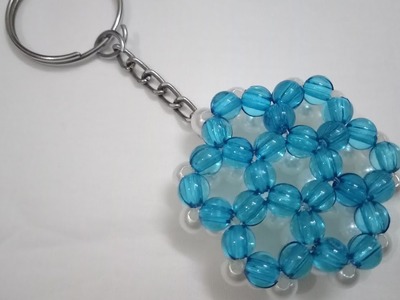 Beaded keychain design tutorial