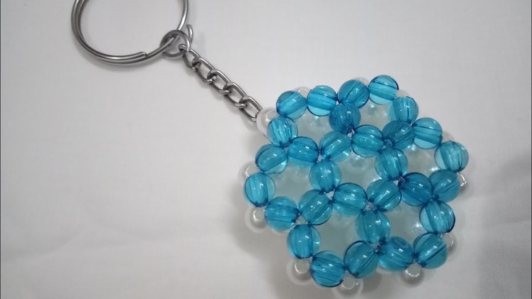 Beaded keychain design tutorial