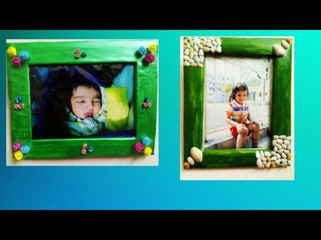 DIY Cardboard Photo Frame. Home Decor Ideas. Handmade gift ideas