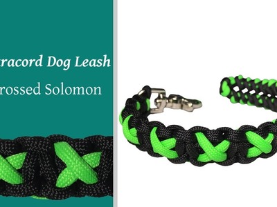 DIY Paracord Dog Lead - Crisscross Solomon