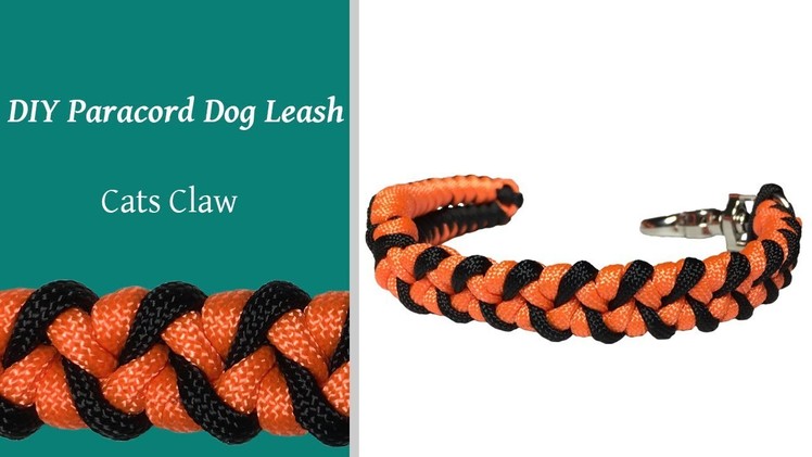 DIY Paracord Dog Leash - Cats Claw