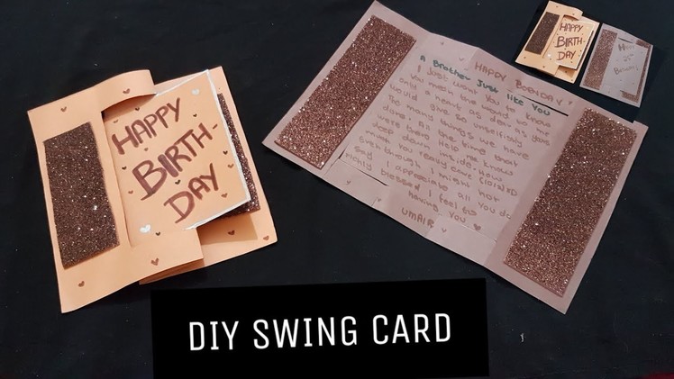 DIY SWING CARD.Easy to make