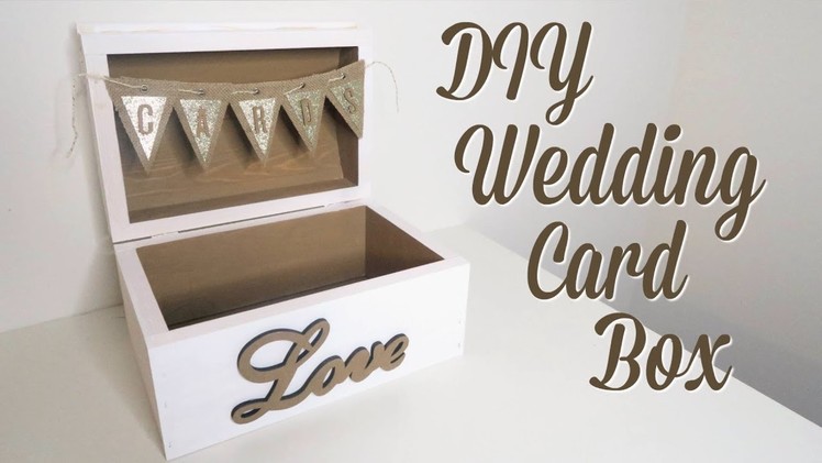 DIY Wedding Card Box Shabby Chic