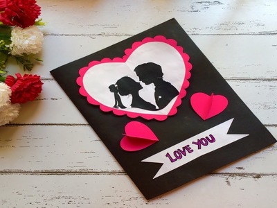 DIY2019 II Hugs  Day greeting card handmade latest designs II valentine’s day card simple easy