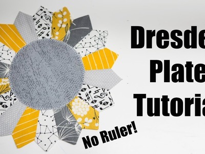 Dresden Plate tutorial - no ruler
