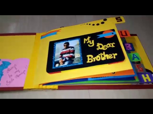 Handmade album for brother