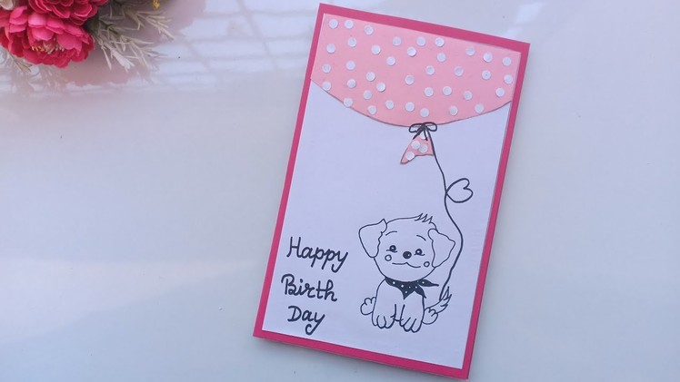 Handmade card for Birth day | tutorial