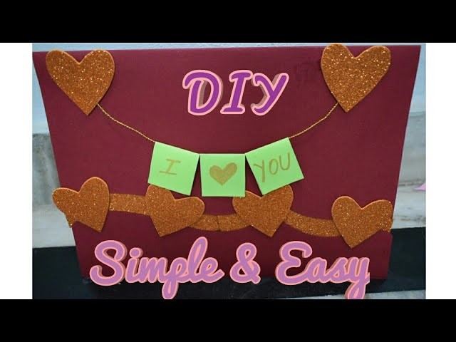 How To Make A Love Card for Valentine's Day Latest Design #HandMade #PaperCraft #Ideas #Love #DIY
