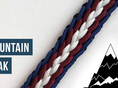How to make Mountain Peak | Paracord Bracelet tutorial