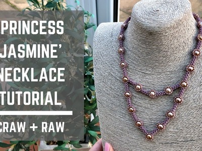 Princess Jasmine necklace tutorial | CRAW + RAW