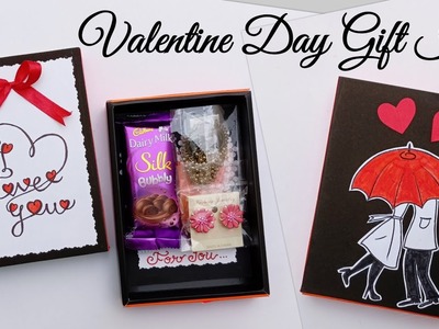 Valentine Day Gift Idea.Handmade Valentine Day Gift Box.Last Minute Unique Gift Idea for Valentine