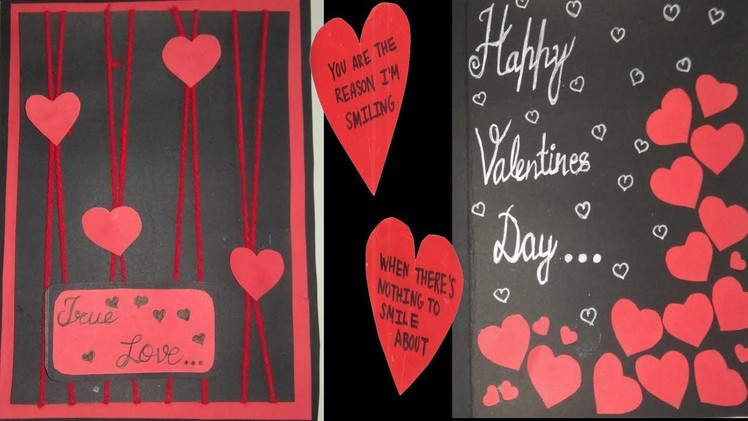 Valentine's Day handmade card| gift for boyfriend.girlfriend| Simple valentine's day gift