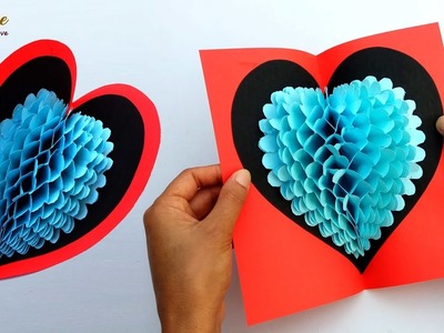 3D Heart Valentines Day Pop Up Card ❤️ For Loved Ones