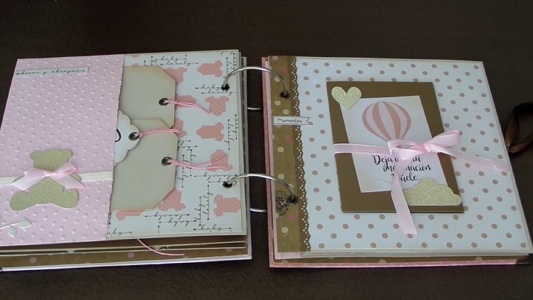 ÁLBUM BABY GIRL SCRAPBOOKING