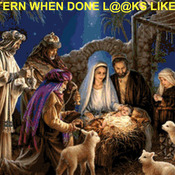CRAFTS Christmas Card Nativity Scene Cross Stitch Pattern***LOOK***