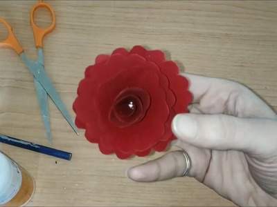 Making Multi-layered Paper Flower 2019 @Simplified Crafts and Arts