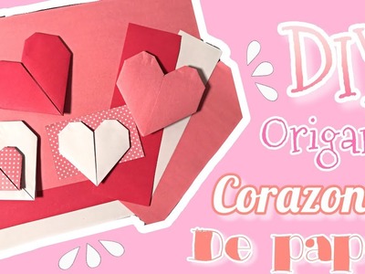 ORIGAMI | COMO HACER UN CORAZON DE PAPEL | How to make a Paper Heart | Ana Villanueva