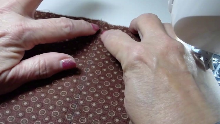 Sewing the Mock Flat Fell Seam