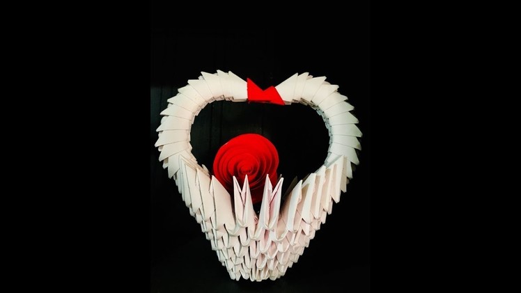 Valentine's day gift idea - origami 3D Heart model
