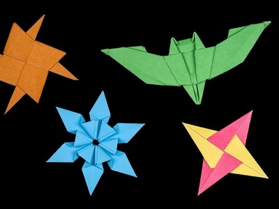 04 New Easy Origami Ninja Star - How to make