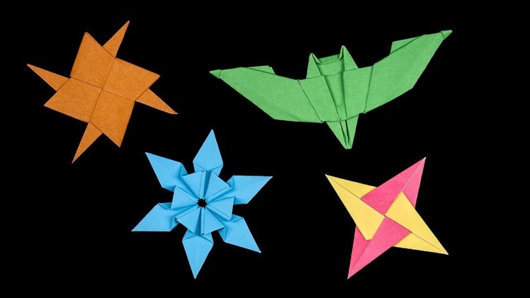 04 New Easy Origami Ninja Star - How to make