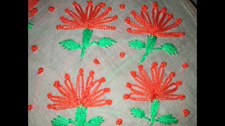 Beautiful  design  for dress.Hand embroidery design  for dress.