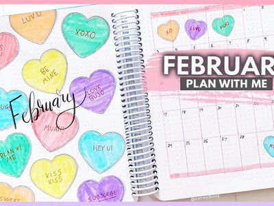 February 2019 Bullet Journal Setup | Plan With Me Layout | Planner Spread