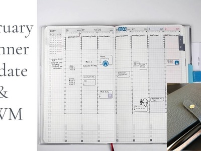February 2019 Planner Update and Plan With Me | Kendra Bork
