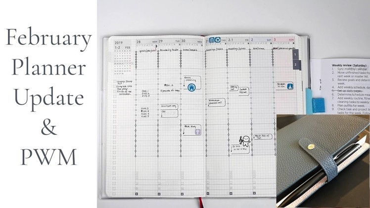 February 2019 Planner Update and Plan With Me | Kendra Bork