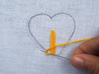 Hand Embroidery, Easy hand embroidery,love embroidery