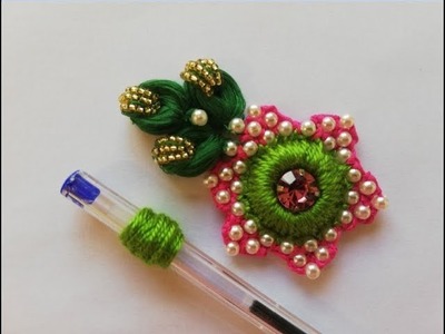 Hand embroidery :flower embroidery