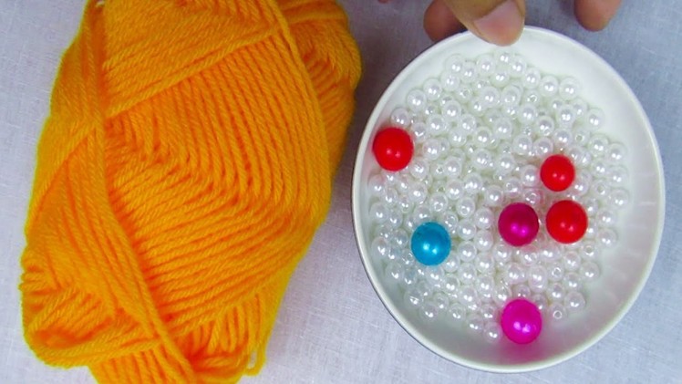 Hand Embroidery, Super Easy Embroidery Trick, Woolen Trick