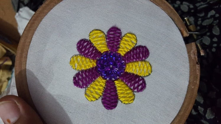 #Herringbone Stitch for Hand Embroidery