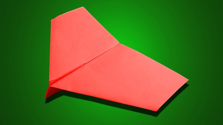How to make a paper airplane that flaps its wings