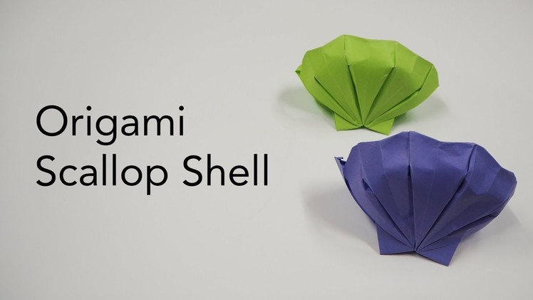 Origami Scallop Shell Tutorial