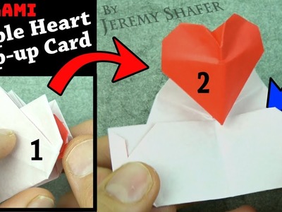 Origami TRIPLE Heart Pop-up Card!
