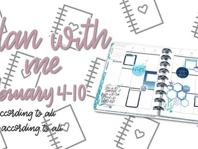 PLAN WITH ME CLASSIC HAPPY PLANNER - FEBRUARY 4-10